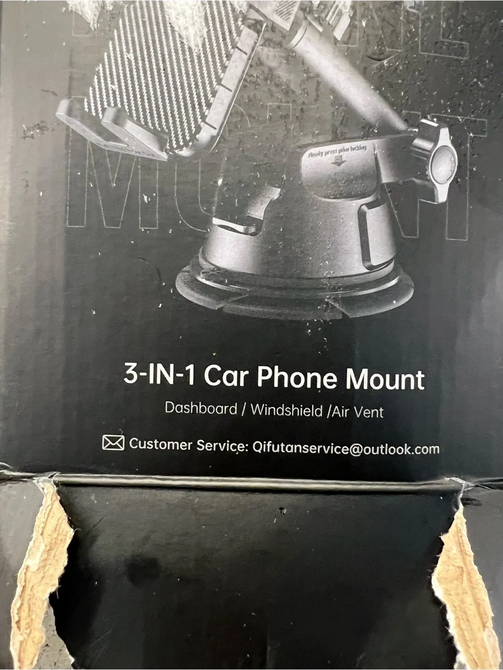Universal Black Car Mount Phone Holder for VR/AR Accessories